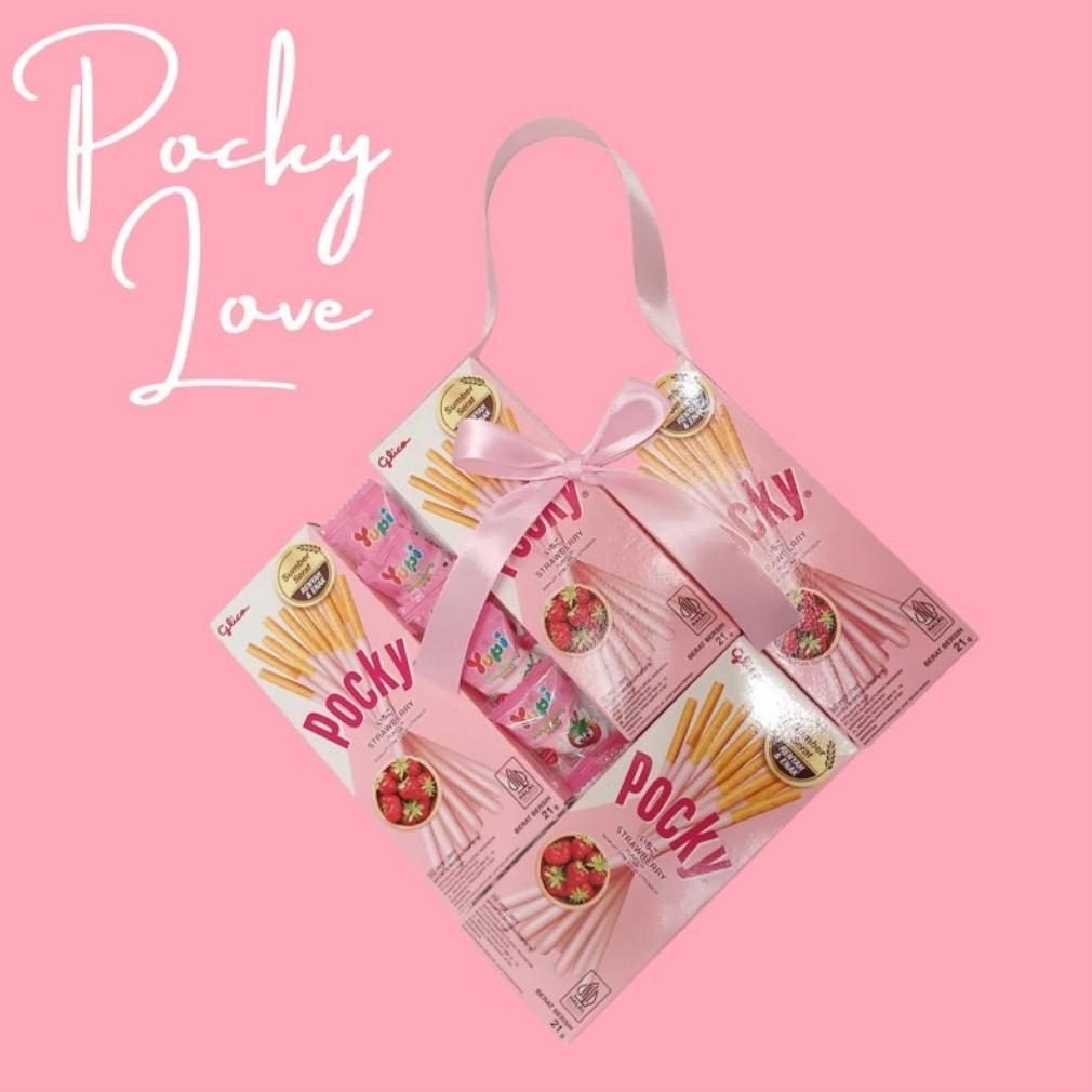 Promo Velantine [POETRISI] Pocky love buket / buket snack / hadiah unik valentine buat pacar / pocky