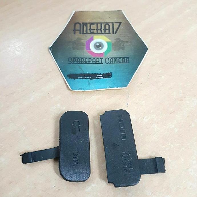 Karet Rubber Tutup Hdmi Mic Usb For Canon 760D Original