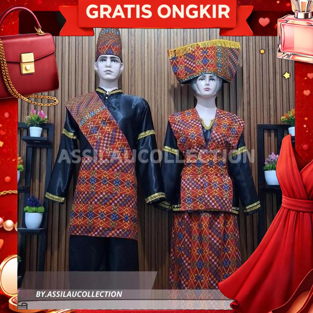 Baju Adat Batak Simalungun Dewasa Satuan (Laki/Cewek)