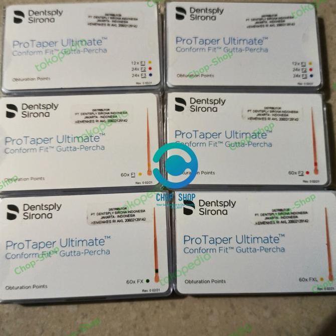 ORIGINAL Dentsply Gutta Percha Protaper Ultimate Gutap Endo Obturasi