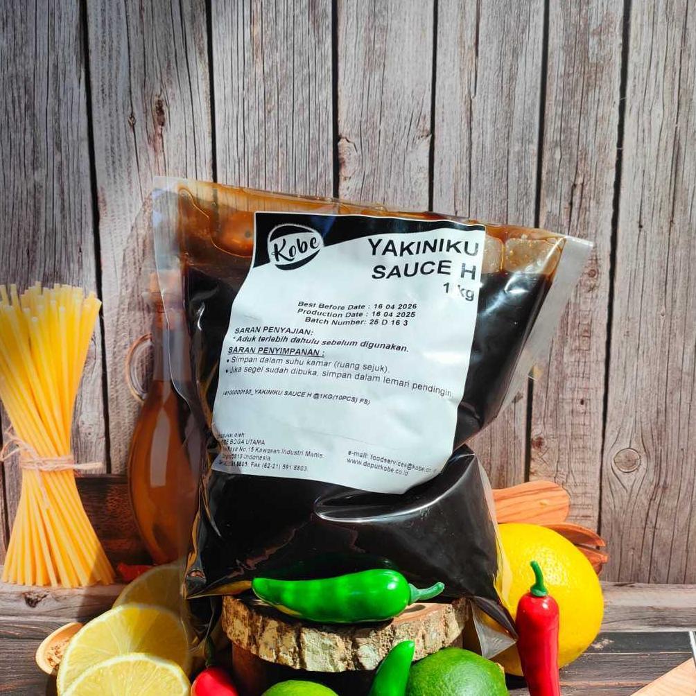 Kobe Teriyaki Yakiniku 1 Kg / 1000 Gr Saus Sauce Saos