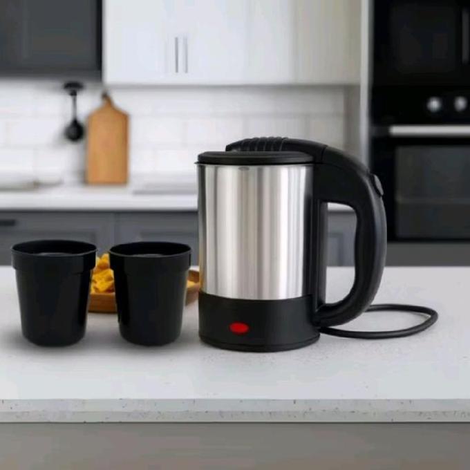 Terpopuler- Idealife Teko Listrik Pemanas Air Il-100 0.5 L Stainless Steel Garansi 1Th Free 2 Gelas 