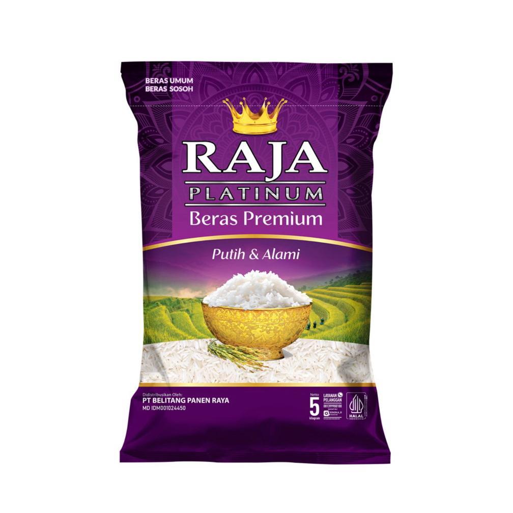 Raja Platinum Beras Slyp Super 5 Kg Pulen 5000g