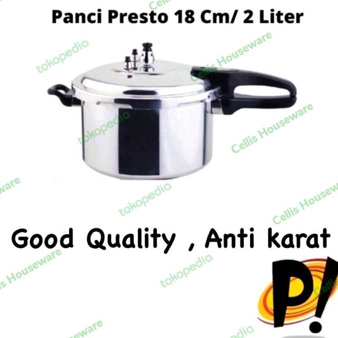 Terpopuler- Panci Presto 2 Liter/18 Cm
