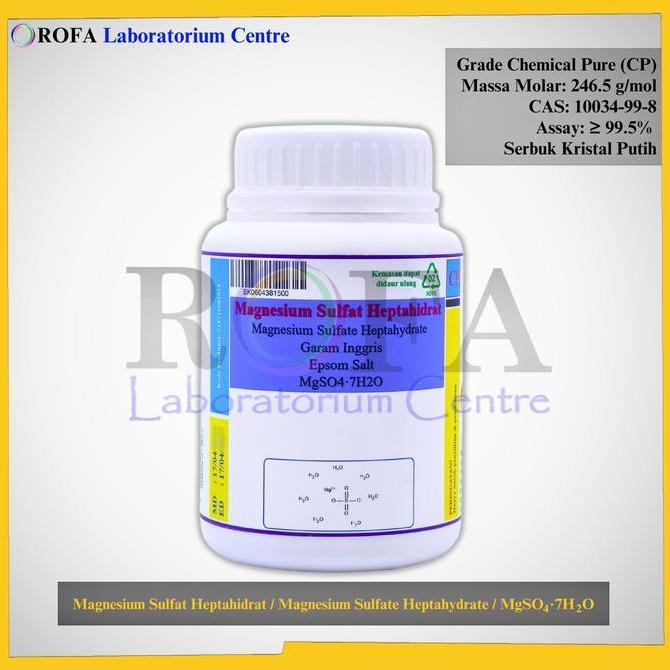 Taman- Magnesium Sulfat Heptahidrat / Magnesium Sulfate Heptahydrate / Mgso4.7H2O Cp 500 Gram