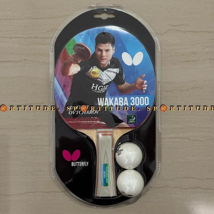Bet Pingpong Bat Pingpong Butterfly Wakaba 3000 Original