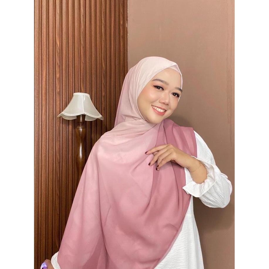 Terpopuler- Sf Hijab - Hijab Pashmina Gradasi Ombre