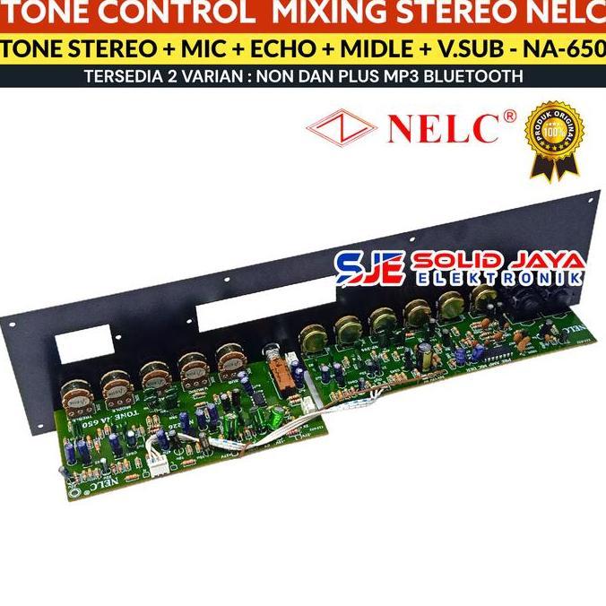 Kit Tone Control Aktif Musik Mixing Active Subwoofer Mic Mic Multimedia Na-650 N-266 Plus Panel Untu