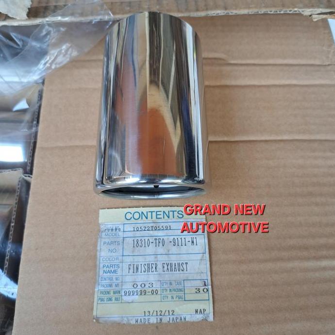 Muffler Cutter Buntut Knalpot Honda Jazz Rs Ge8 Gk5 Brio Mobilio Ori