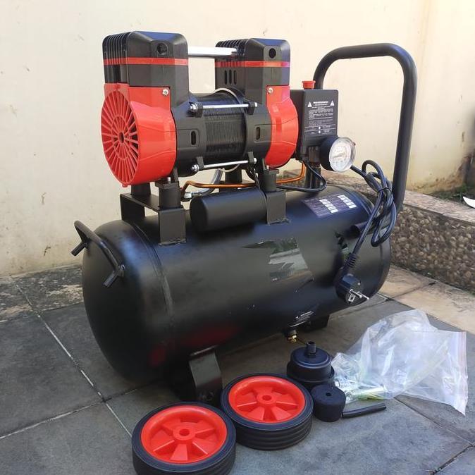 Sale Maxpump Syw1.3Hp-24L Kompresor Angin Oil-Less 24 Liter 1.3Hp 220V 8 Bar 2800R/Min Tanpa Oli Den