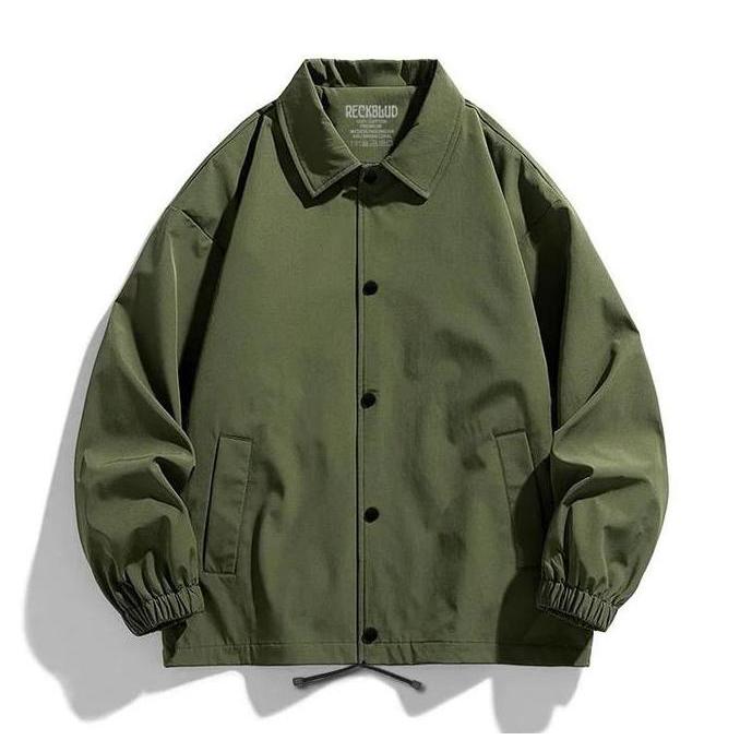 BEST SELLER / PREMIUM Reckblud - Coach Jacket Army Jaket Unisex Polosan Adem Lembut Ringan Kain Panj
