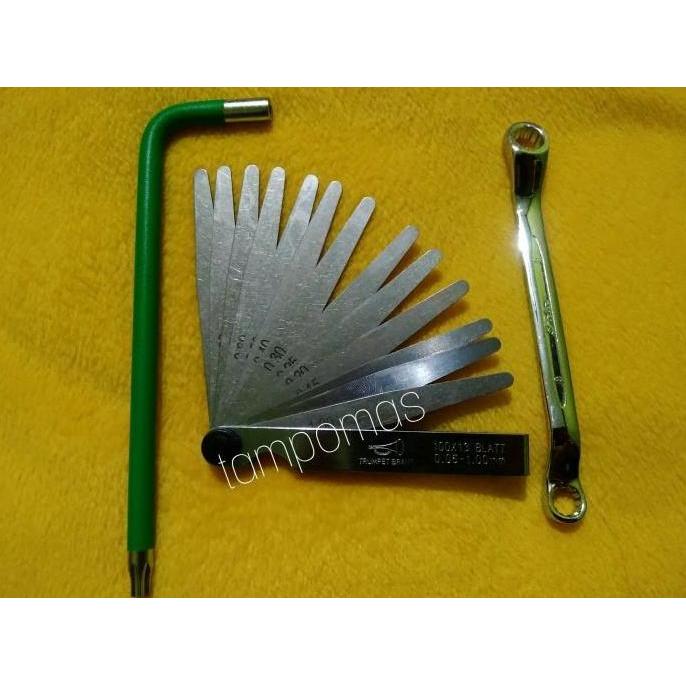 Alatlengkap- Kunci Stel Klep Motor 3Bh Kunci Klep Motor