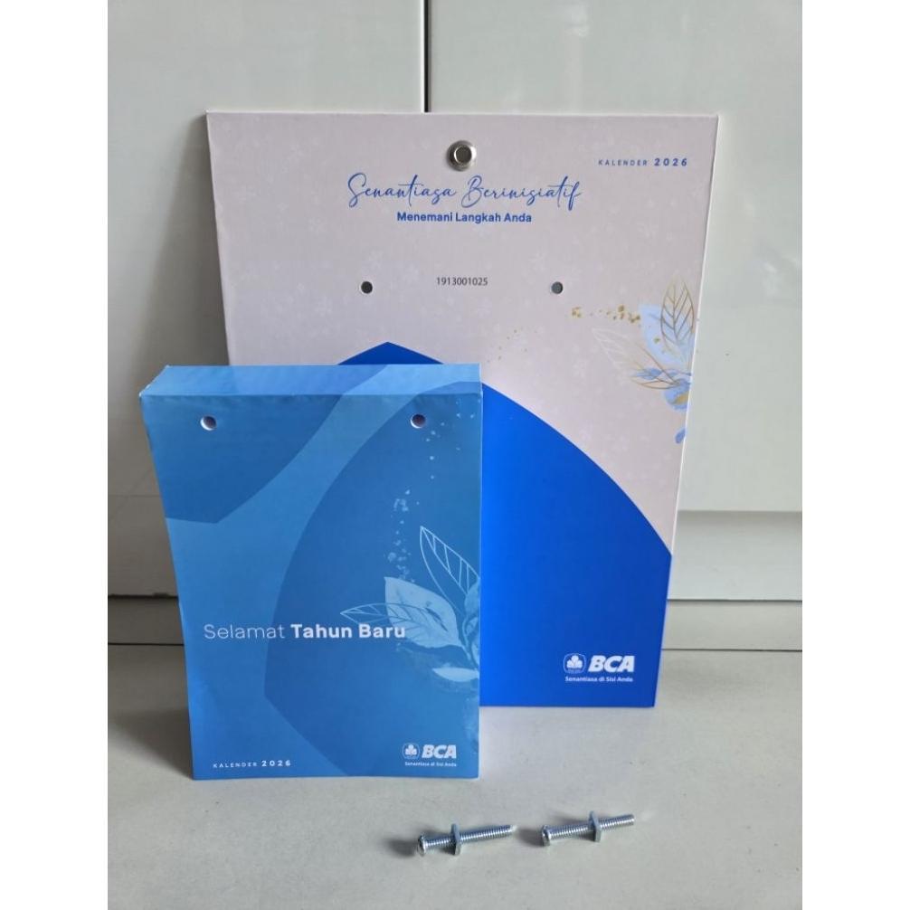 READY KALENDER BCA 2026 KALENDER MEJA BANK PRIORITAS