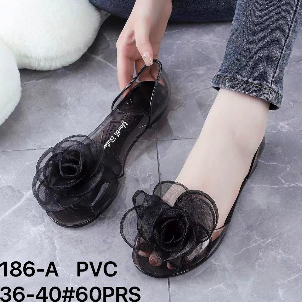 TERLARIS` Sepatu Wanita Terbaru | Flat Shoes Youth Balance, New Barlun Mawar Hitam | Import Kekinian