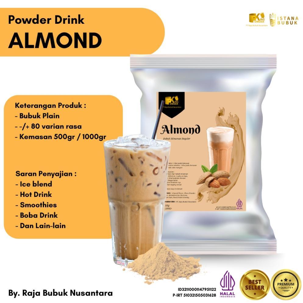Bubuk Minuman Rasa Almond Bubuk Almond Powder Drink Almond