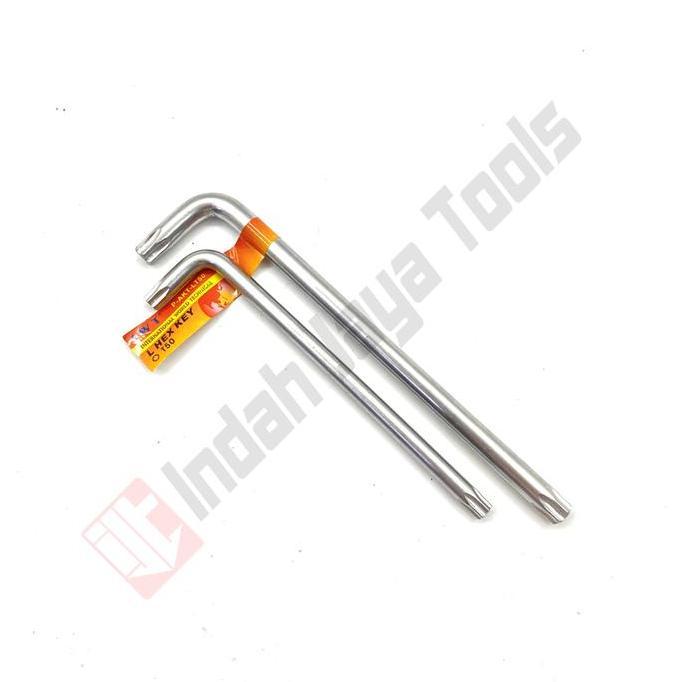 Alatlengkap- Iwt Kunci L Bintang Satuan T40 T45 T50 Lobang Tamper Lubang Star Key