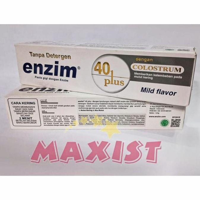 Enzim 40 Plus 124gr Mild Flavor / Enzim 40 Plus 160gr Pasta Gigi Enzim 40 plus