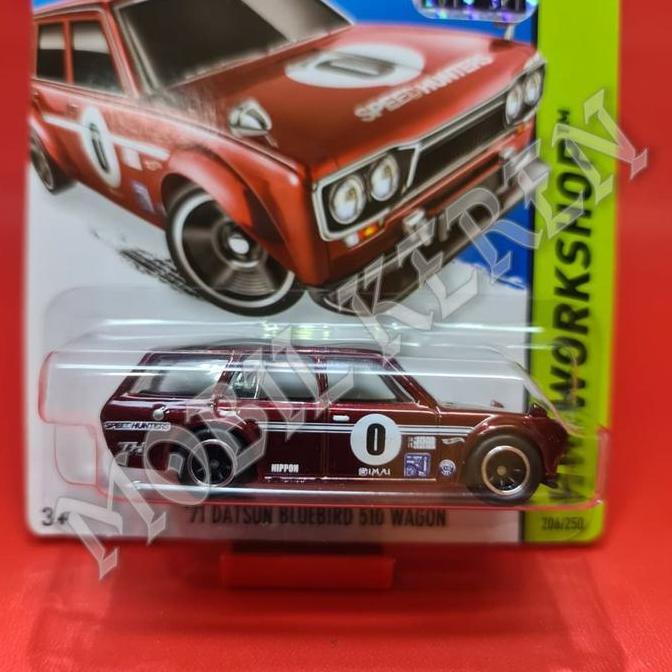 Diecast Hot Wheels FS Factory Sealed 2014 set Super Treasure Hunt 71 Datsun Bluebird 510 Wagon red b