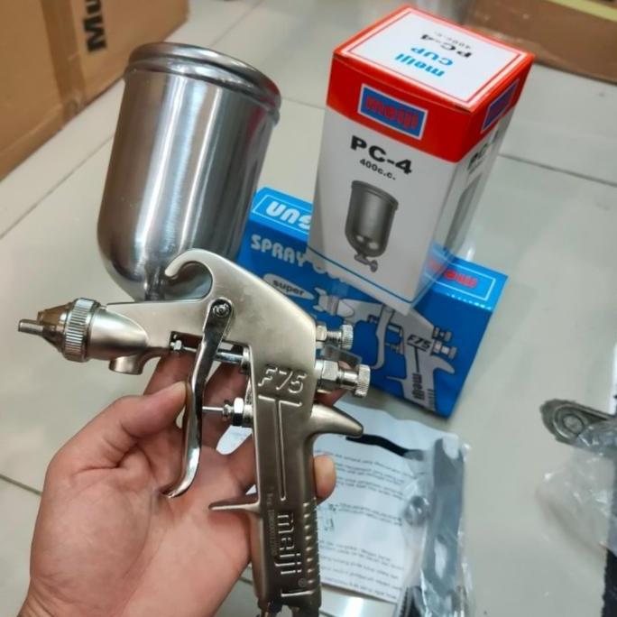 Murah Spray Gun Meiji F75 Tabung Atas Spet Cat Meiji F 75 Tabung Atas