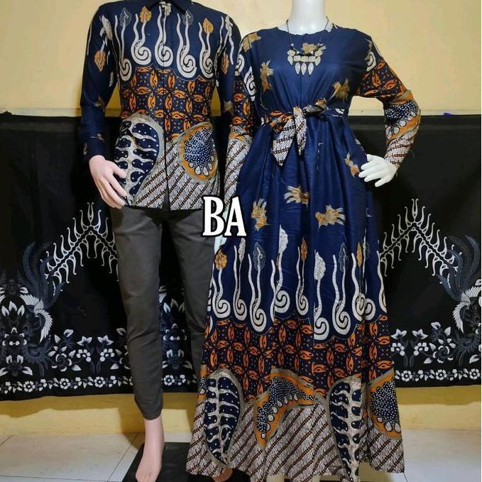 Batik Couple Modern Gamis Batik Premium Couple Gamis Batik Modern