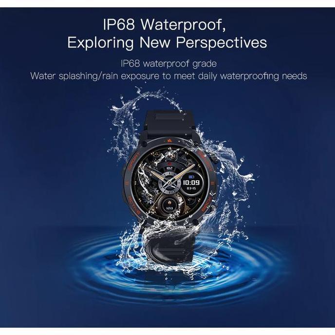 Smartwatch Z136 Original Terbaik Amoled Screen Keren Fitur Telepon Kesehatan Olahraga Anti Air