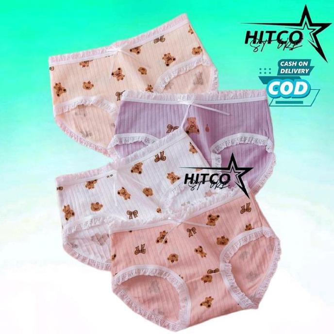 DI103 - Celana Dalam ABG Wanita Cd Korea Remaja Import Motif Terbaru Dalaman Anak Perempuan Fashion 