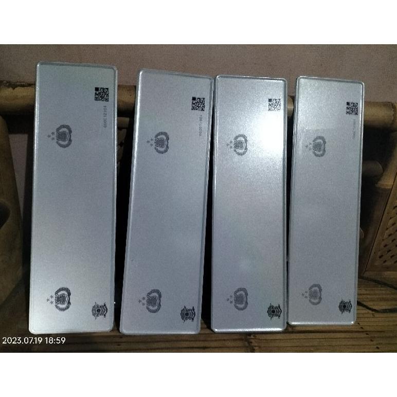 bahan plat mobil reflektif barcode