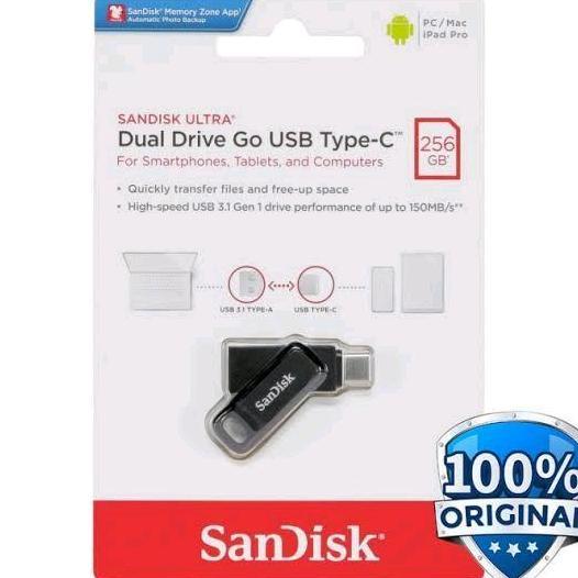 flashdisk sandisk OTG C 32gb/64gb 128gb 256gb 512gb original FD USB langsung ke HP