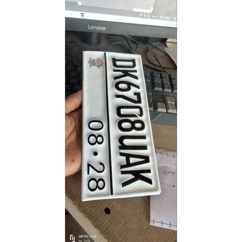 plat nomor motor font terbaru