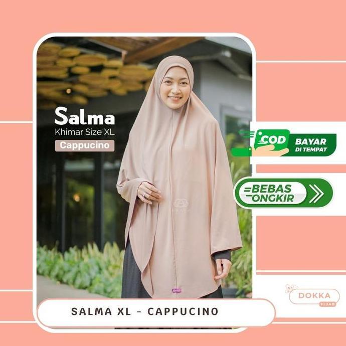 Thebest- Arafa Hijab - Khimar Salma XL | Hijab Dagu Malay Bergo By Arafa Hijab