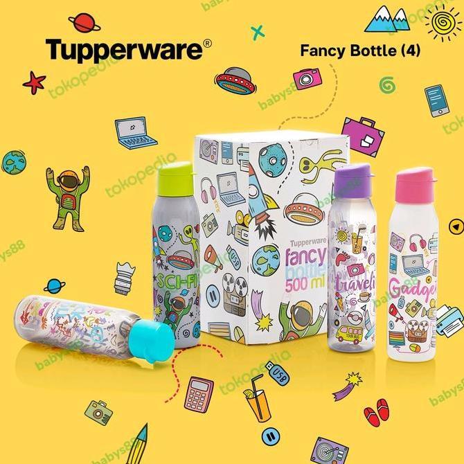 TUPPERWARE BOTOL MINUM FANCY 500ML - TUPPERWARE FANCY BOTTLE 500ML