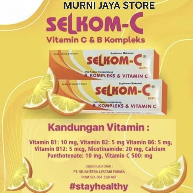 SELKOM C BOX 100 TABLET SELKOM C BOX ISI 100 TABLET