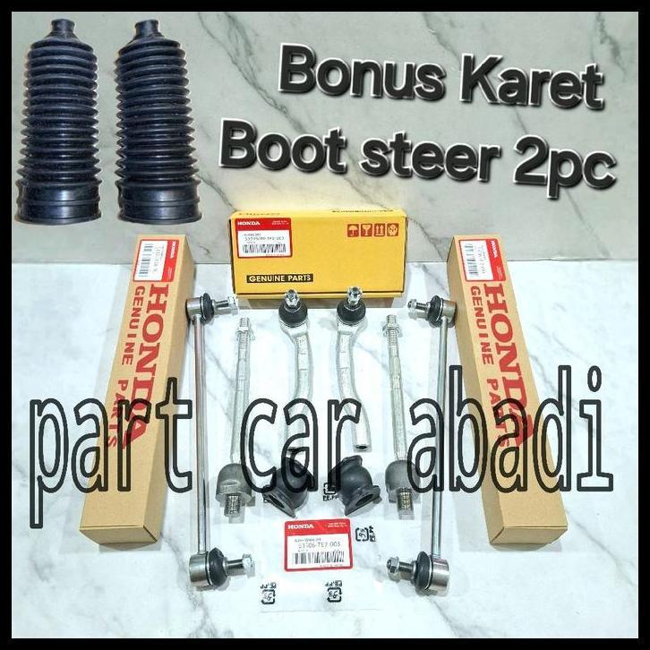 GRATIS ONGKIR PAKET KOMPLIT 8PC RACK END LONG TIE ROD LINK STABILIZER KARET HONDA MOBILIO 2014 2015 