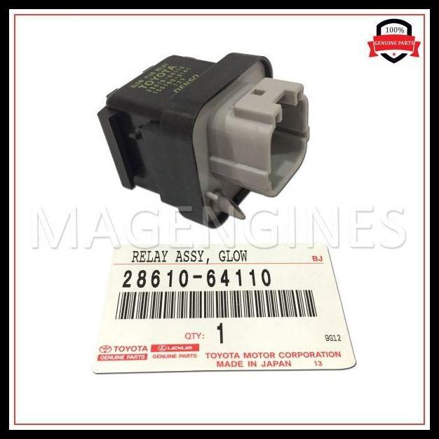 HOT DEAL RELAY STARTER GLOW PLUG KIJANG DIESEL COROLLA HILUX DYNA 28610-64110
