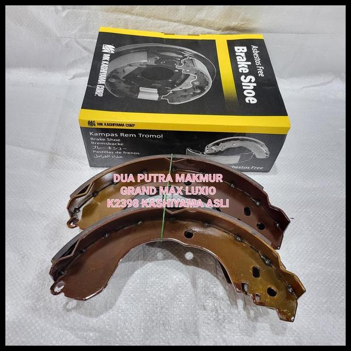 TERBARU KAMPAS REM BELAKANG GRAND MAX LUXIO MK KASHIYAMA K2398 1SET