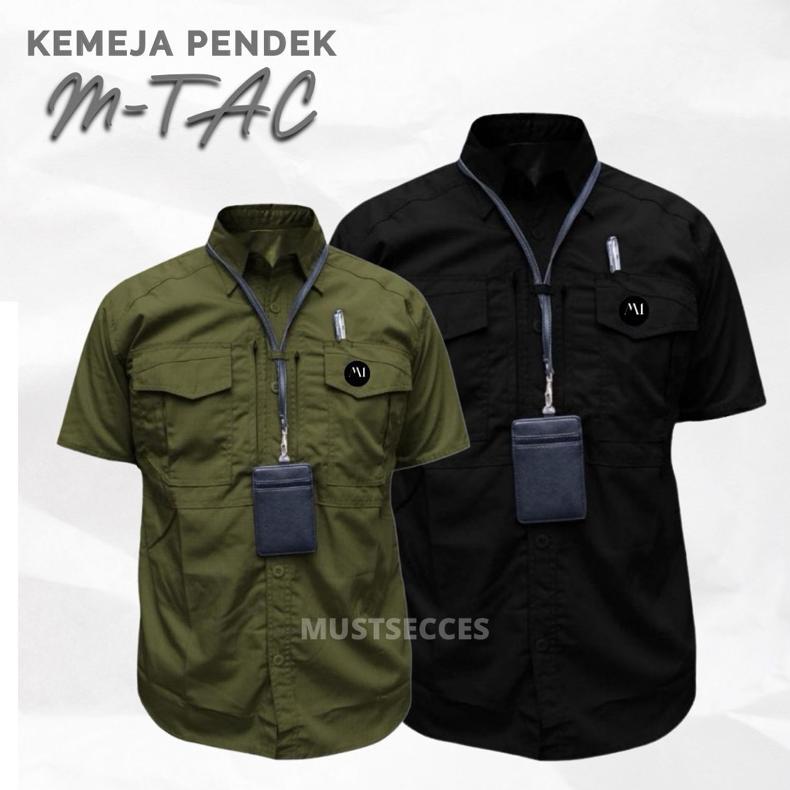 ORIGINAL KEMEJA TACTICAL M TAC PENDEK / KEMEJA TACTICAL OUTDOR / KEMEJA LAPANGAN