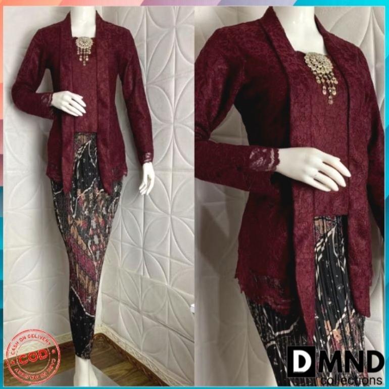 ORIGINAL SET KUTU BARU BROKAT - KEBAYA KUTU BARU MODERN - KEBAYA WISUDA - KEBAYA MODERN - BROKAT
