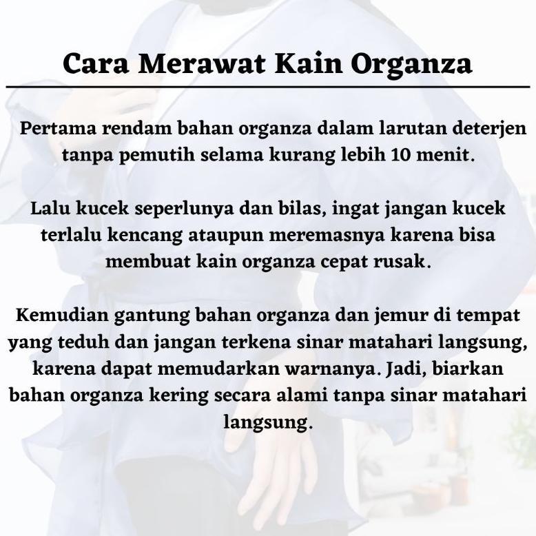 Termurah Outer Organza | Outer Organza Wrap | Rompi Organza