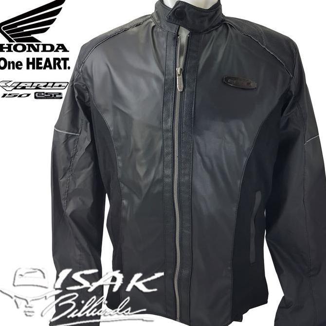 Jacket Honda Vario 150 Asli - Black Jaket Motor Touring Apparel Hitam