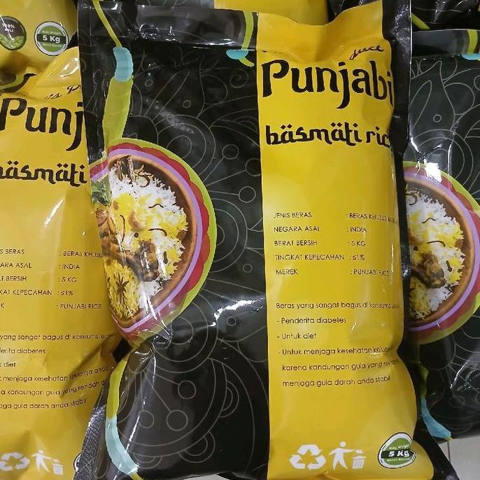 Beras basmati PUNJAPI asli dari arab Saudi isi 5 kg