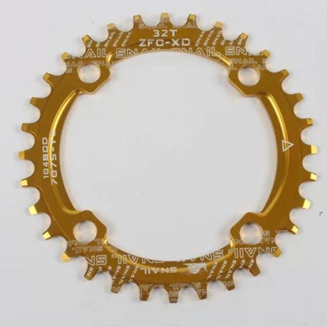 Snail Chainring 32T Bcd 104 Narrow Chain Ring Arm Crank Bcd 104 Sepeda