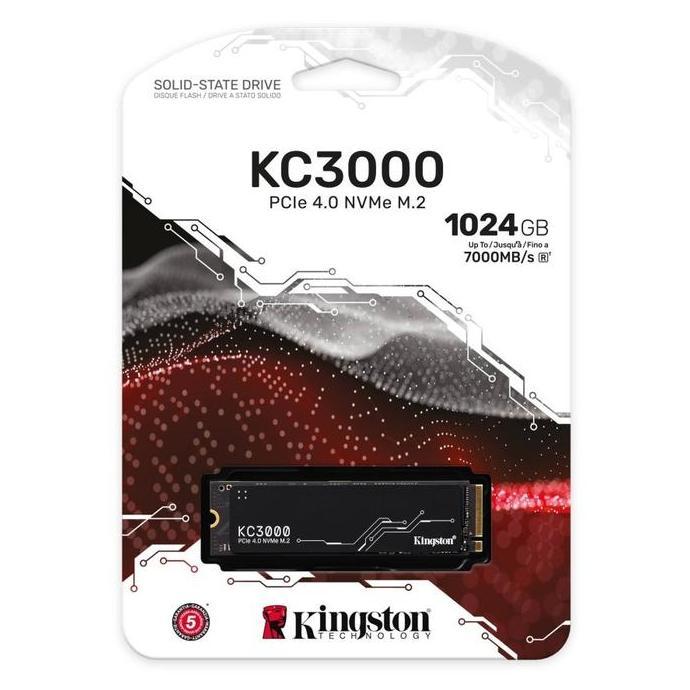 Terpopuler- Kingston Kc3000 1Tb M.2 2280 Nvme Ssd 3D Nand Tlc - Skc3000S/1024G