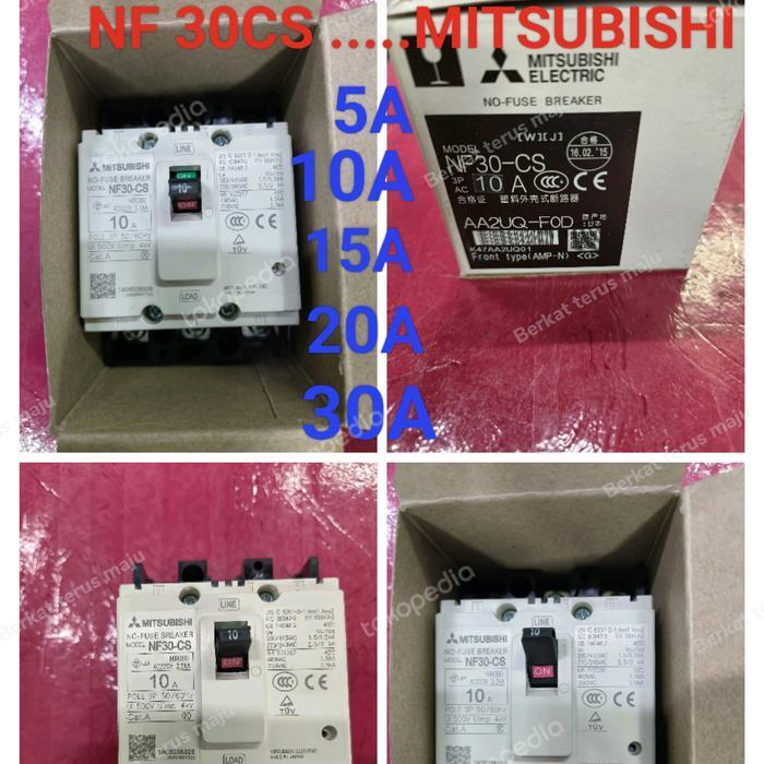 PROMO Mccb Nf 30CS  3P. ..... Merk mitsubishi ( pilihan amper di varian )