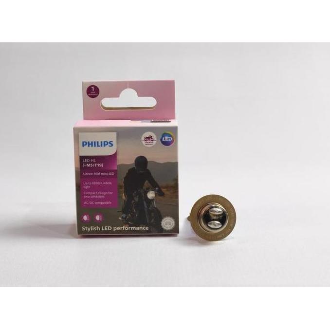 Gaswoi- Philips Original 100% Lampu Depan Motor Led Beat Fi Beat Pop Beat Street Beat Eco Led M5 Ac 