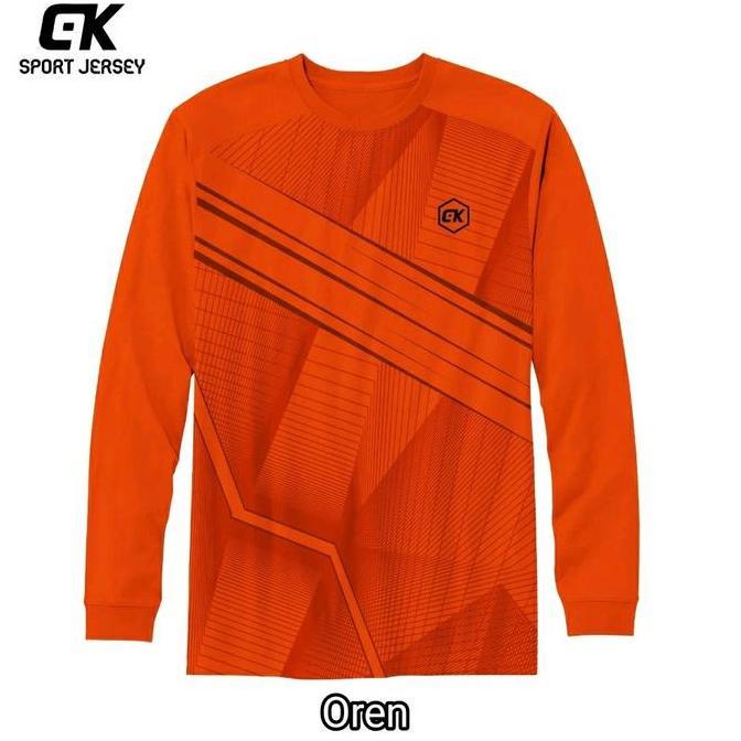 Golbye- Kaos Olahraga Lengan Panjang Baju Jersey Atasan Ck Sport Dryfit Dewasa Pria Wanita Motif Pri