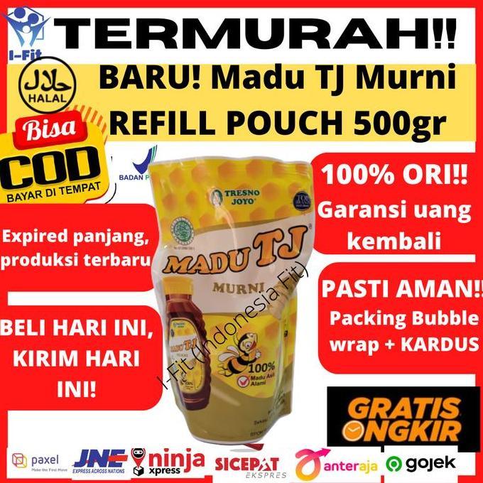 Winebluse- Madu Tj Tresno Joyo Murni Besar 500 Gram 250 Gr Asli Tresnojoyo Alami