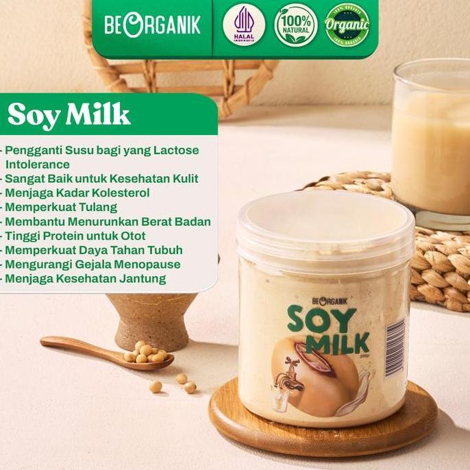 Winebluse- Beorganik Soy Bean Milk Powder / Susu Kacang Kedelai / Kedele Bubuk 200Gr Tanpa Gula