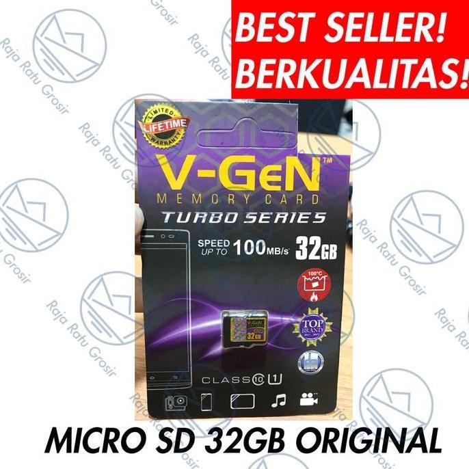 ORIGINAL MICRO SD CARD VGEN 32GB TURBO CLASS 10
