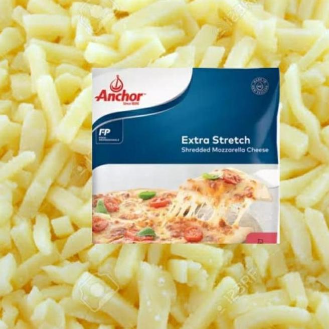 Shredded Mozzarella Cheese Anchor Gr. Keju Parut