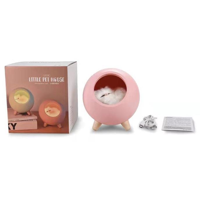 LAMPU KUCING LAMPU TIDUR LAMPU HIAS LAMPU MEJA [CAS] KANDANG KUCING H
